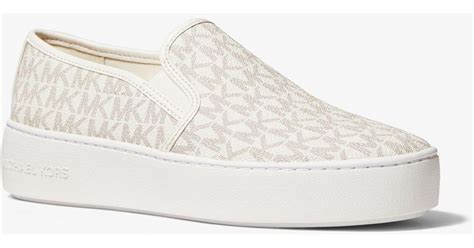 michael kors teddi logo slip-on platform sneaker|Teddi Logo Slip.